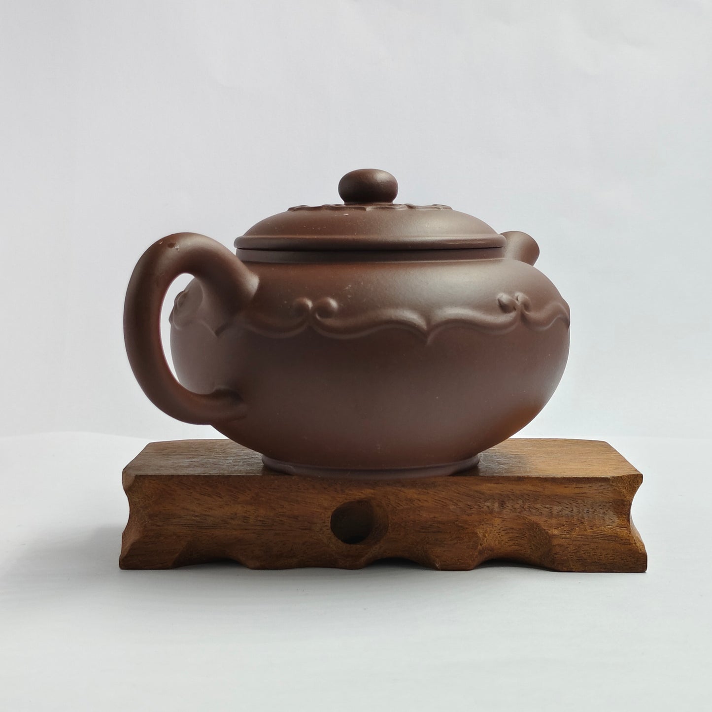 Master Yin Jiaji handmade Roshi mud Ru Yi teapot