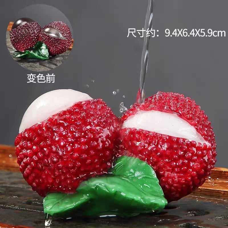Color change of fruit tea pet ornaments