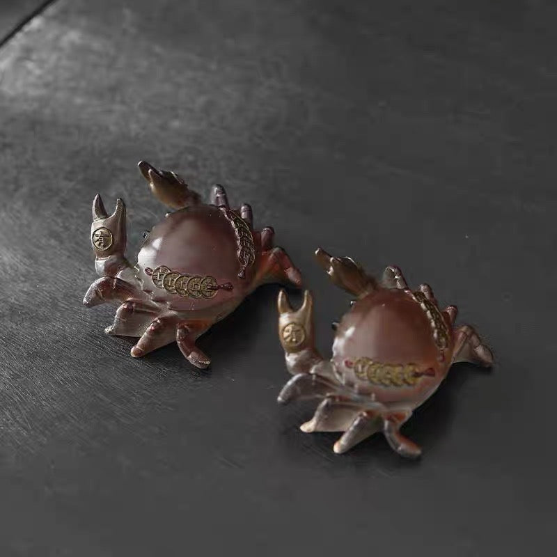 Color-changing crab tea pet ornaments