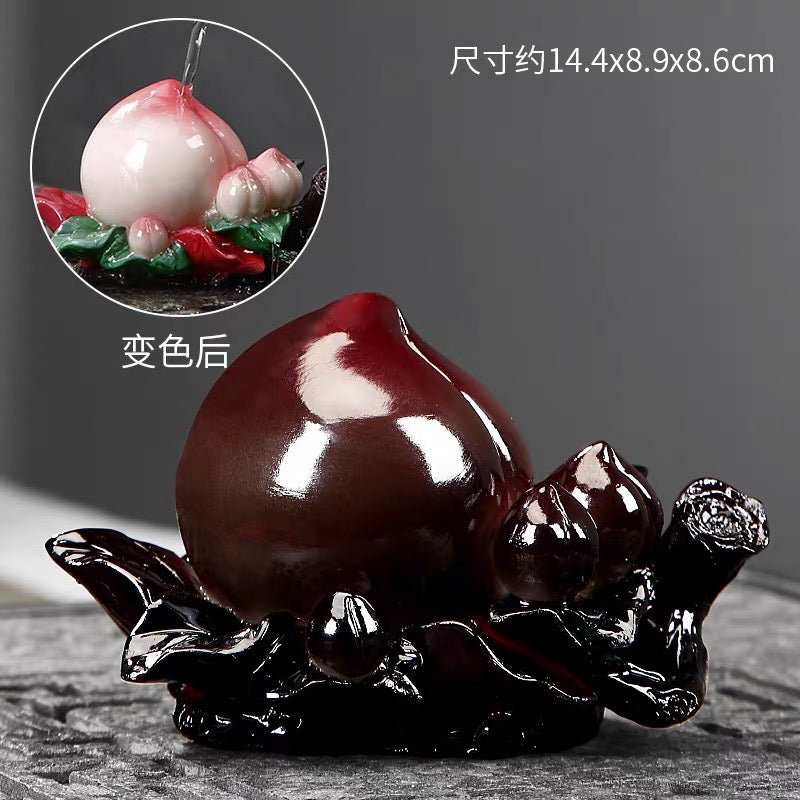 Color change of fruit tea pet ornaments