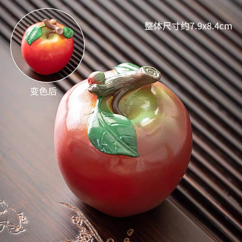 Color change of fruit tea pet ornaments