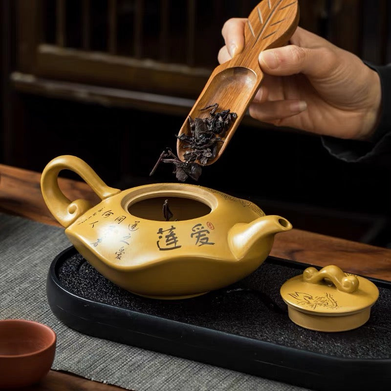 Authentic teapot Shui Yunjian golden section mud Ailian said Fengming pot