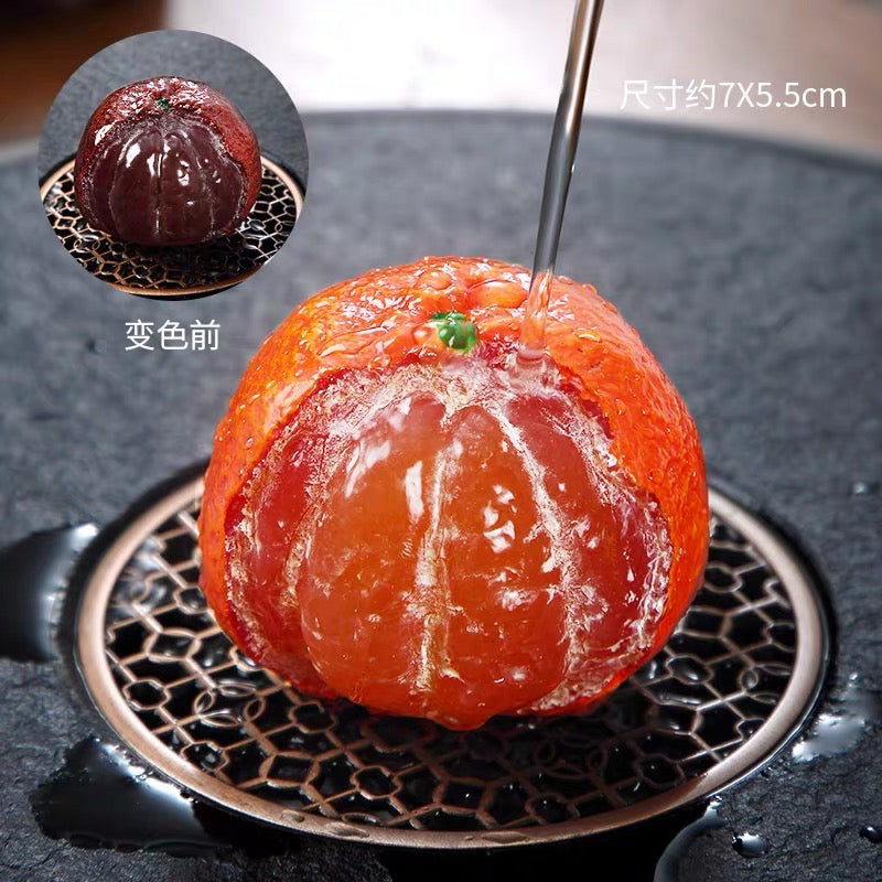 Color change of fruit tea pet ornaments