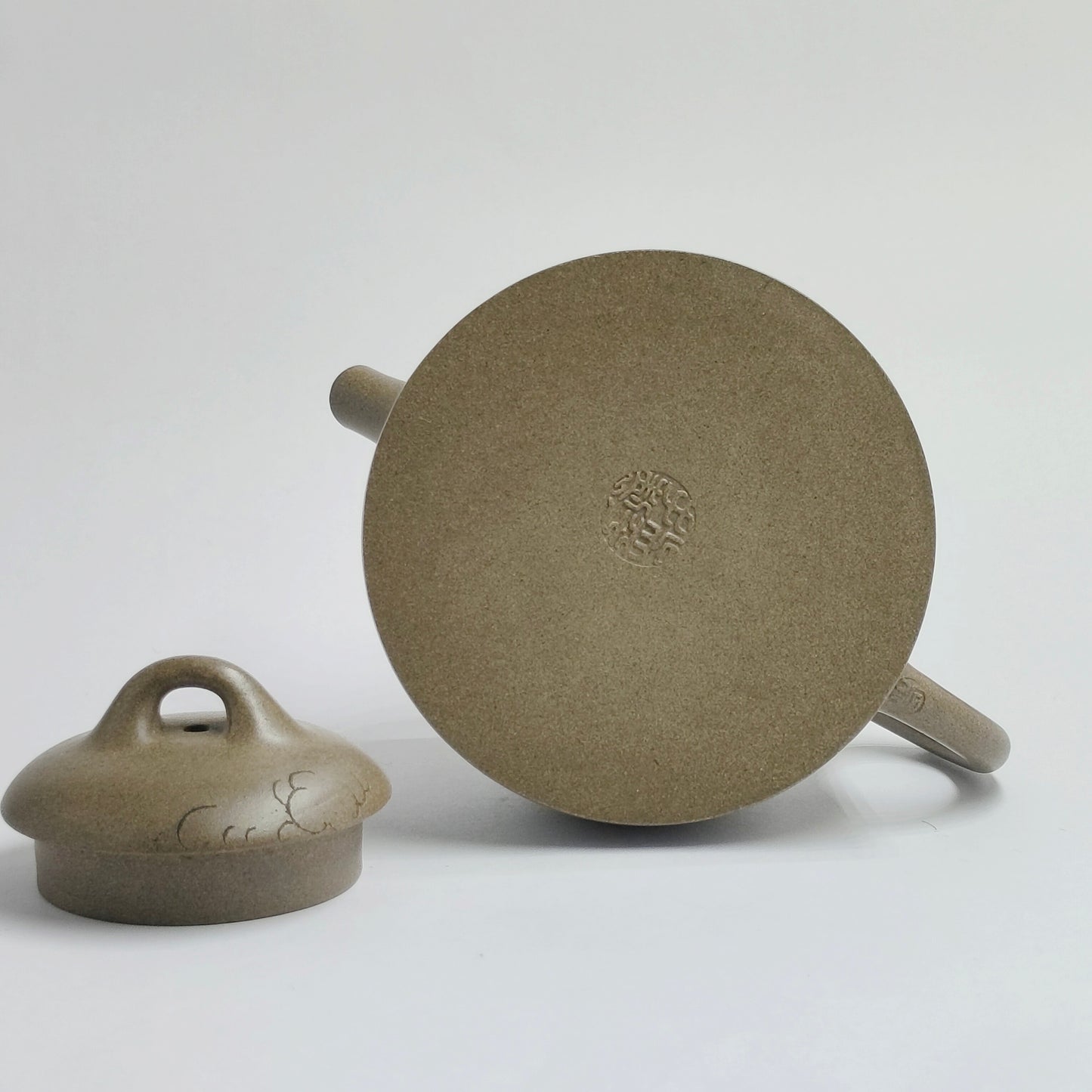 Qingduan Lion Playing with Ball Tall Shipiao Teapot