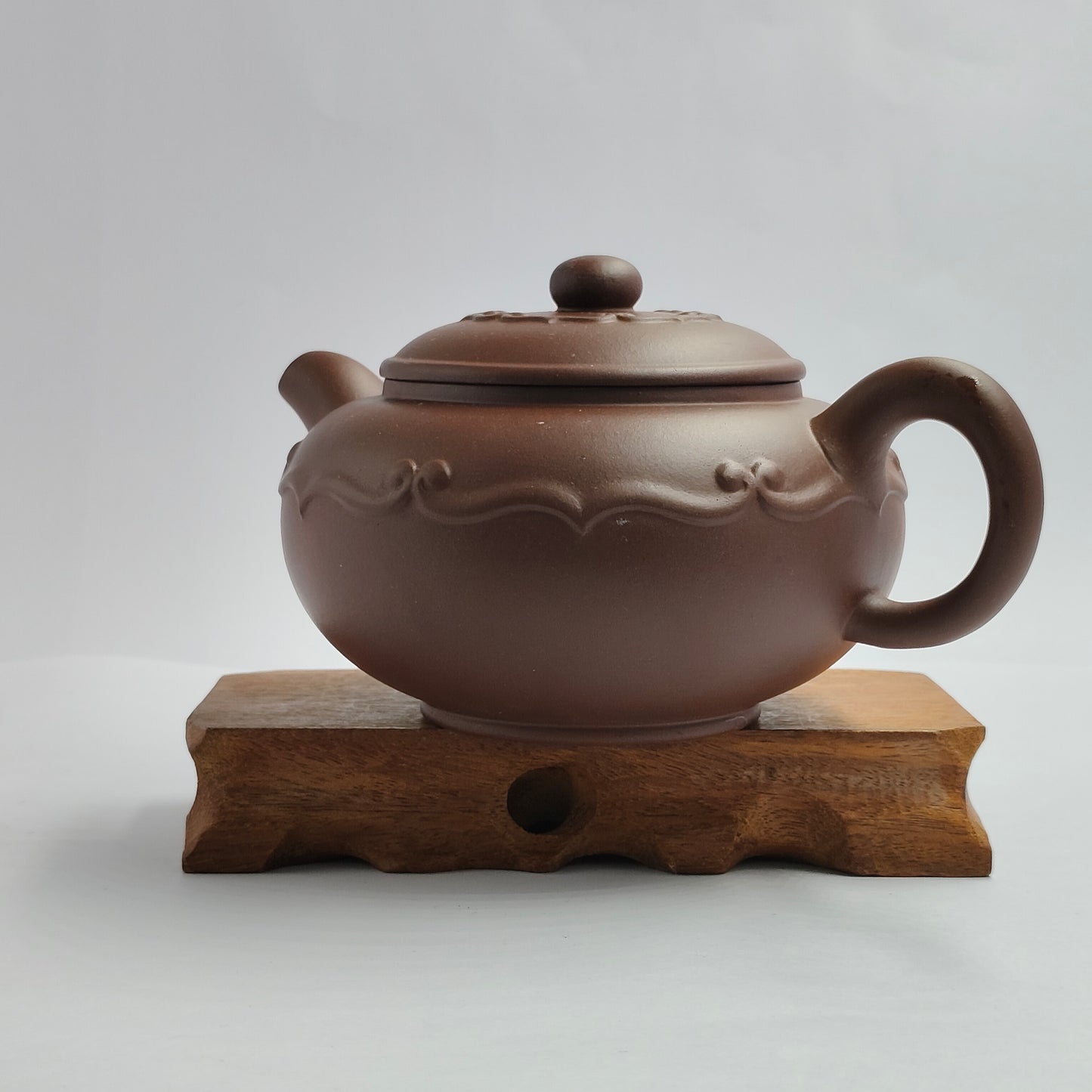 Master Yin Jiaji handmade Roshi mud Ru Yi teapot