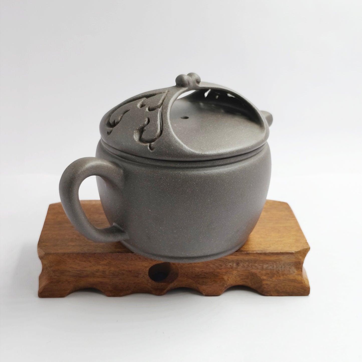 Master Yin Jiaji handmade green plaster Han Wa teapot