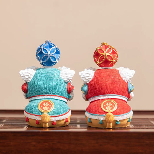 Lion tea pet ornaments can change color