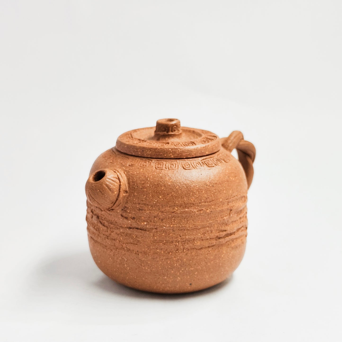 Duan Clay Key Pattern Braided Rhyme Teapot