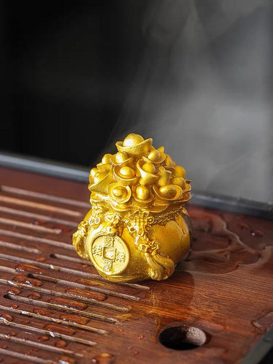 Fu bag color-changing tea pet makes a fortune