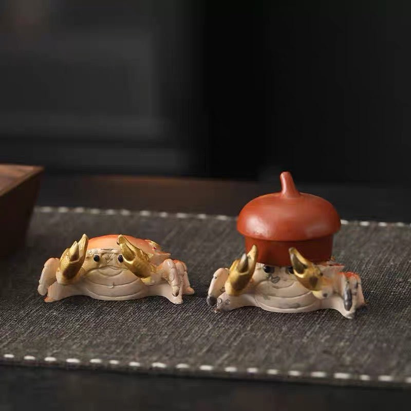 Color-changing crab tea pet ornaments