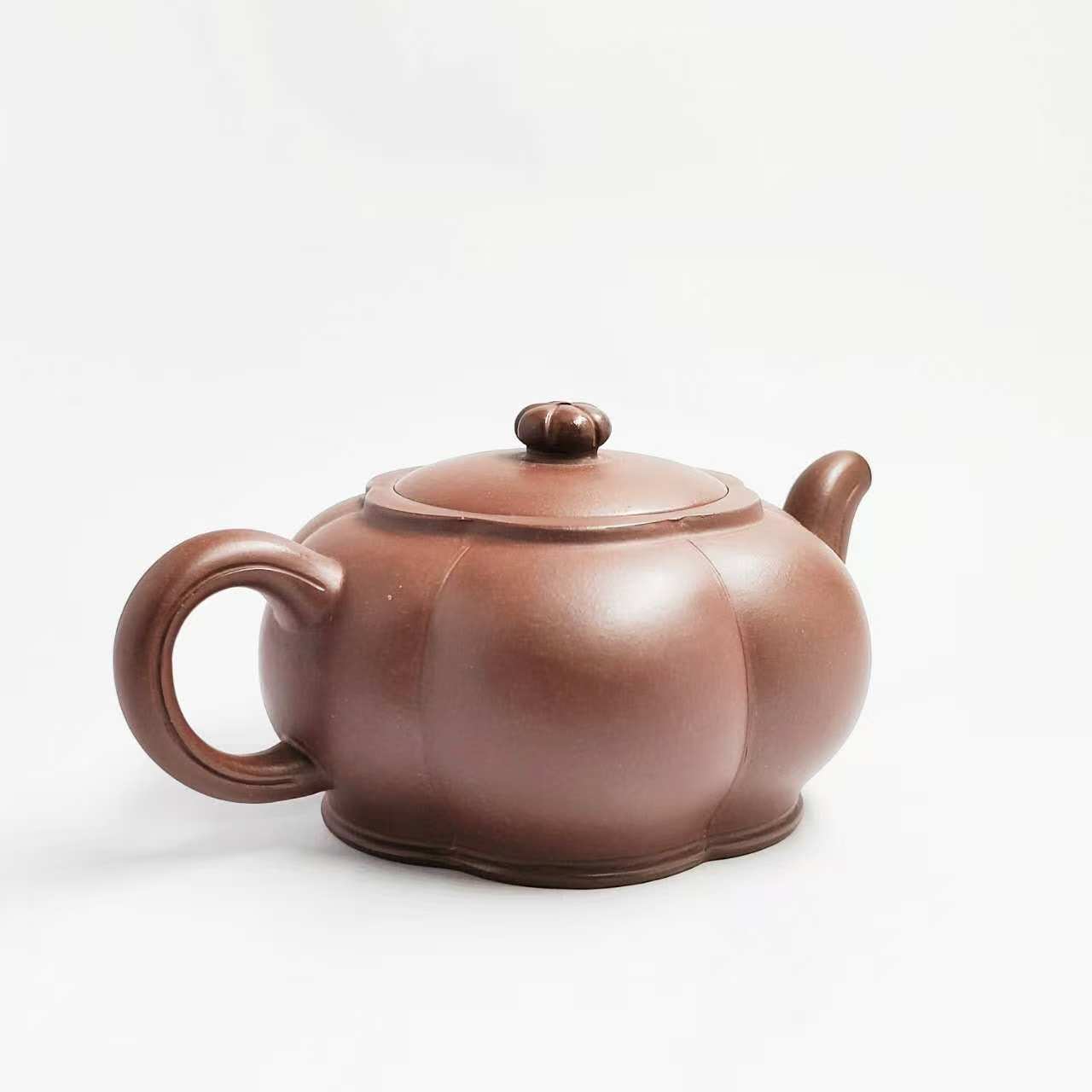Hundred Petal Lotus Elegance Purple Clay Teapot