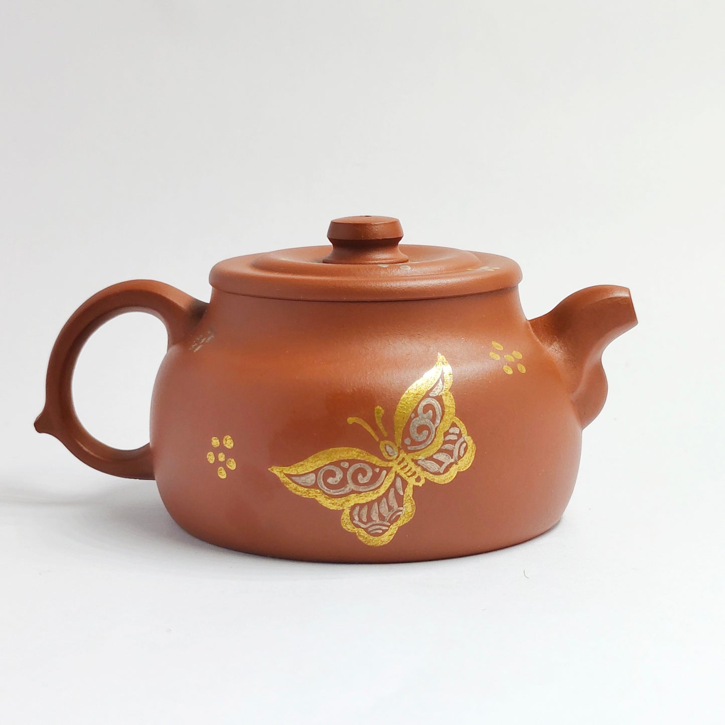 Golden Butterfly Embellished Fragrance Teapot