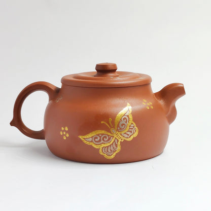 Golden Butterfly Embellished Fragrance Teapot