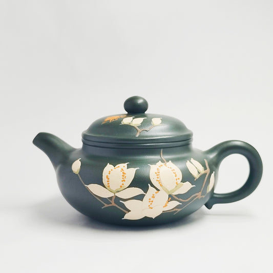 Jade Magnolia Teapot