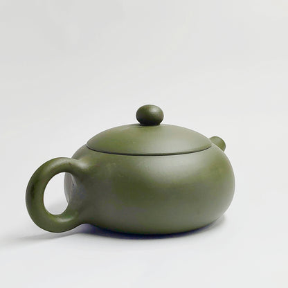 Emerald Branch and Spirited Bird Elegant Charm Teapot