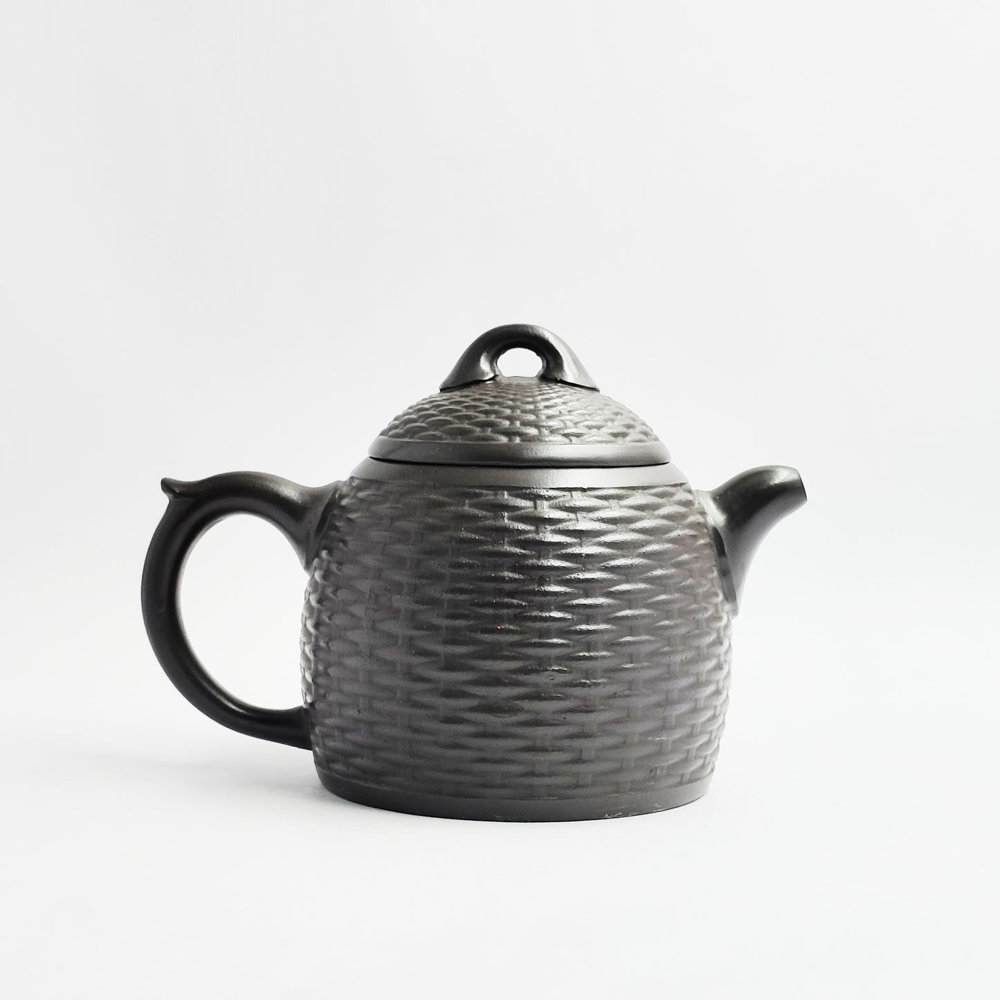 Dragon Egg Teapot in Black Gold Clay