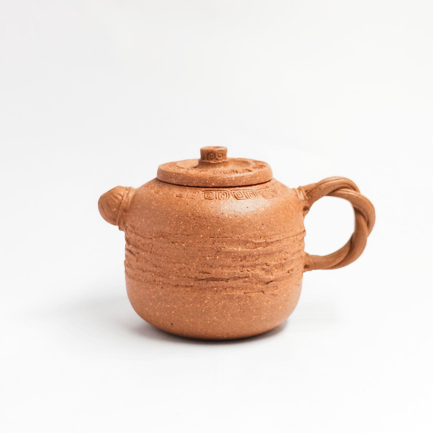 Duan Clay Key Pattern Braided Rhyme Teapot