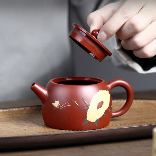 Dielianhua Yixing teapot handmade teapot
