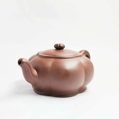 Hundred Petal Lotus Elegance Purple Clay Teapot