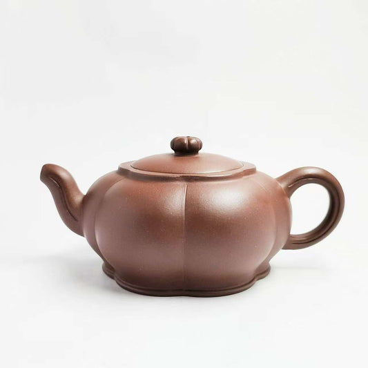 Hundred Petal Lotus Elegance Purple Clay Teapot