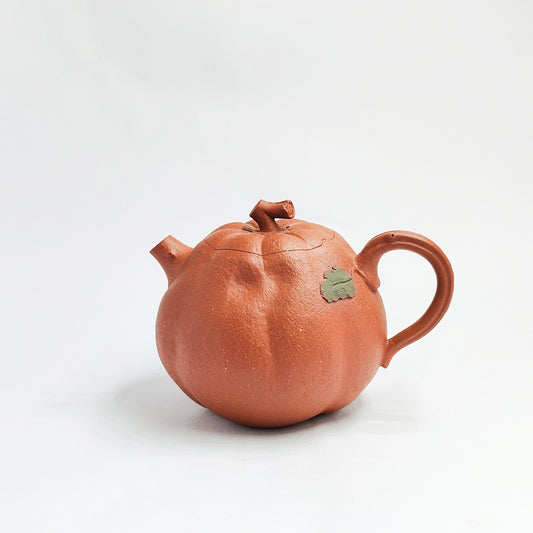 Vermilion Clay Golden Gourd Teapot