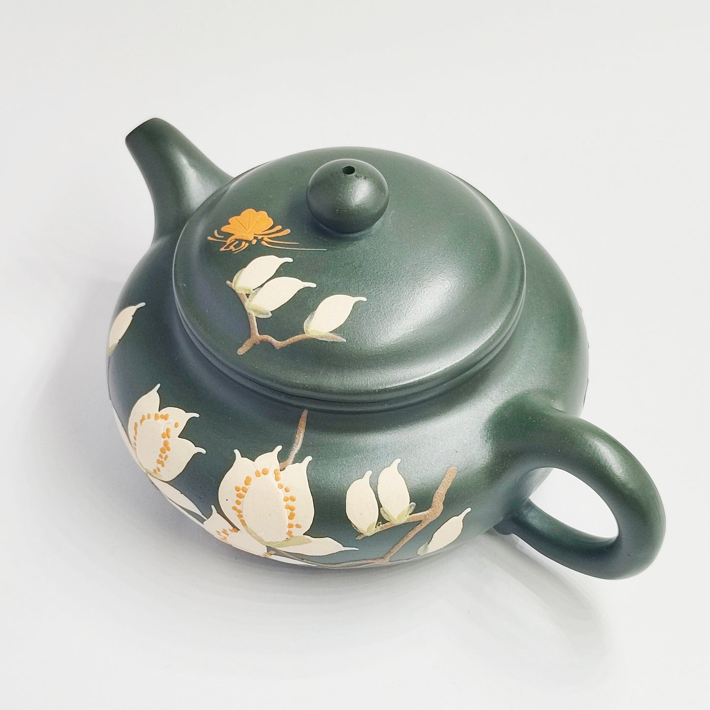 Jade Magnolia Teapot