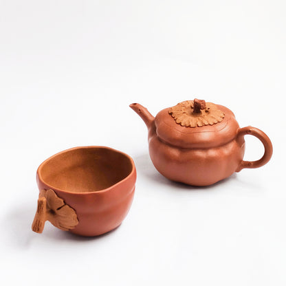 Zhu Ni Clay Melon Rhyme Tea Set