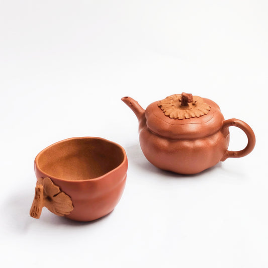 Zhu Ni Clay Melon Rhyme Tea Set
