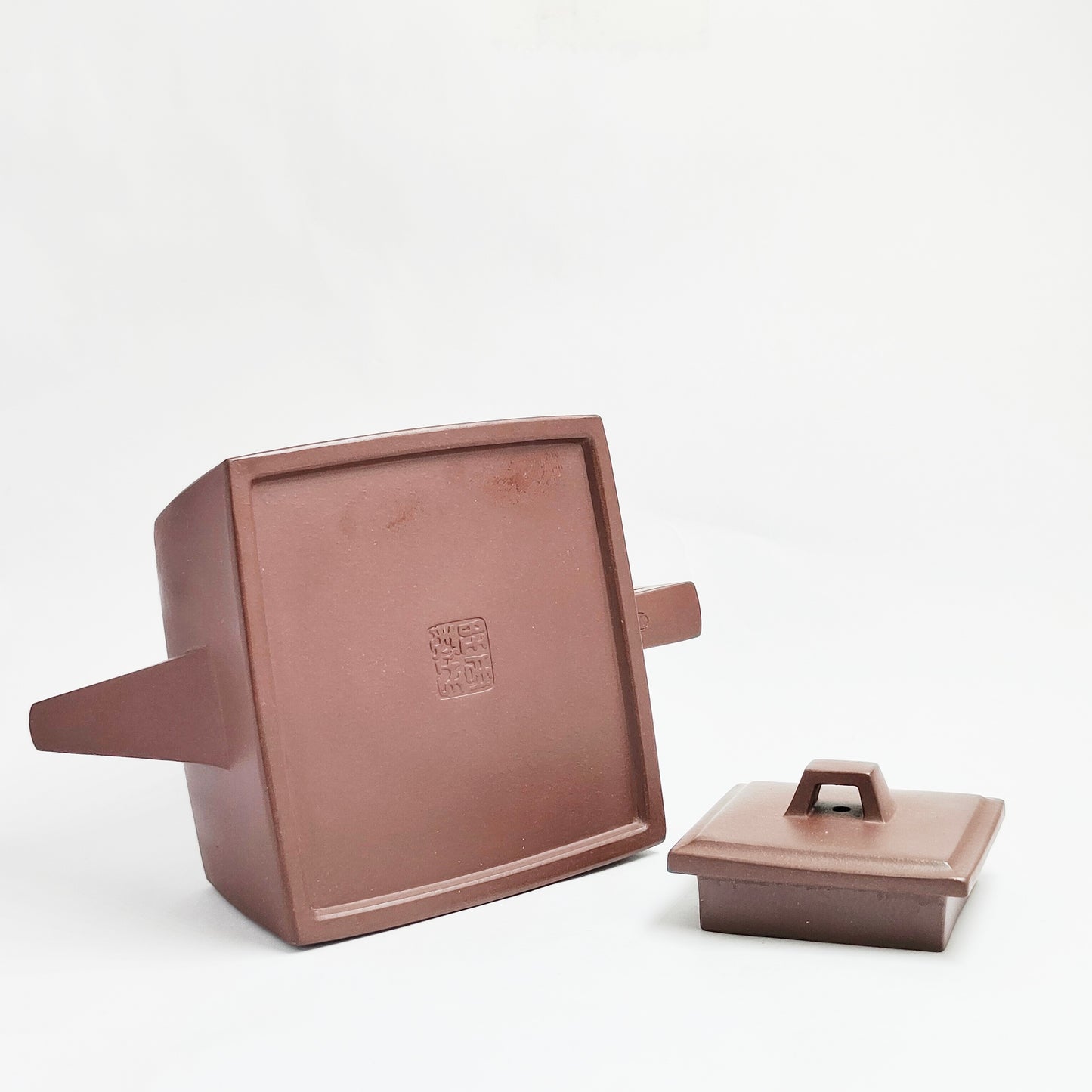 Majestic Tiger Square Zun Teapot