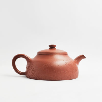 Purple Clay Wave-Shadow Teapot