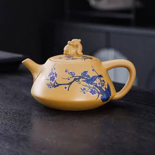 Yellow section mud Fengming water cut off thermochromism beaming stone ladle pot