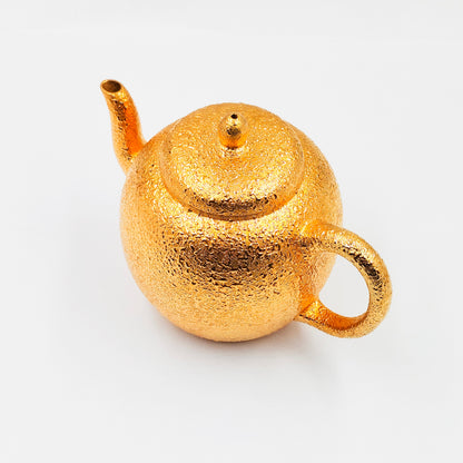 Star-Sand Gem Gold Teapot