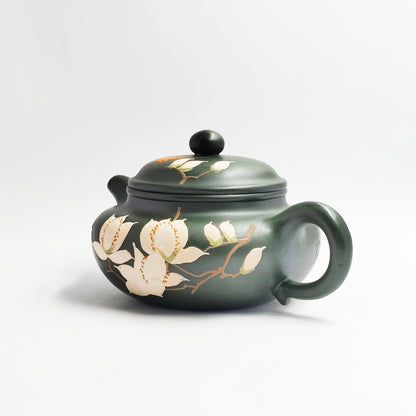 Ink-Glaze Magnolia Teapot