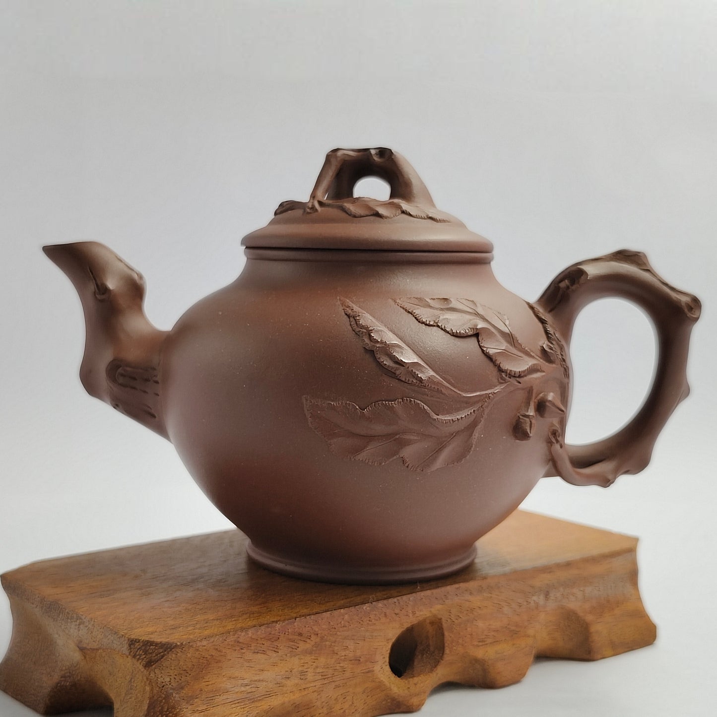 Master Yin Jiaji handmade Roshi mud peach primula teapot
