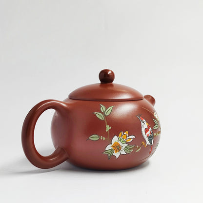 Zhuni Flower and Bird Pleasure Teapot