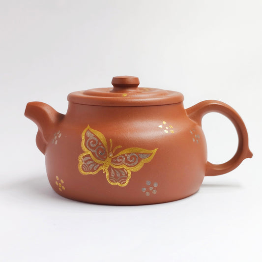 Golden Butterfly Embellished Fragrance Teapot
