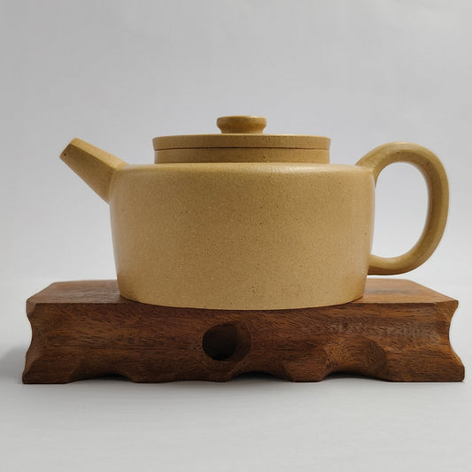 Zhou Wei Wang master handmade golden yellow clay Han Wa teapot