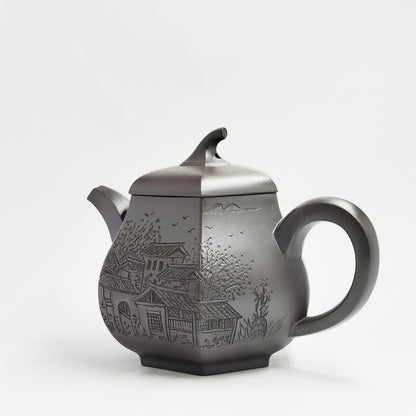Ink Rhyme Water Town Prismatic Teapot
