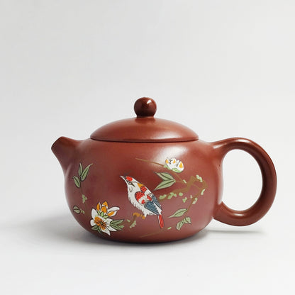 Zhuni Flower and Bird Pleasure Teapot
