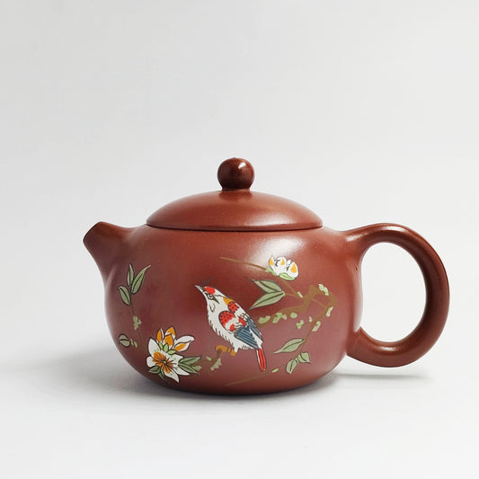 Zhuni Flower and Bird Pleasure Teapot