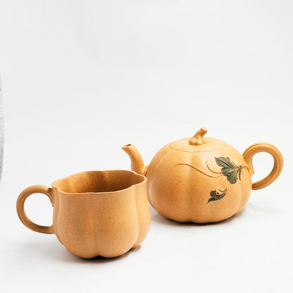 Duanni Autumn Pumpkin Leaf Teapot