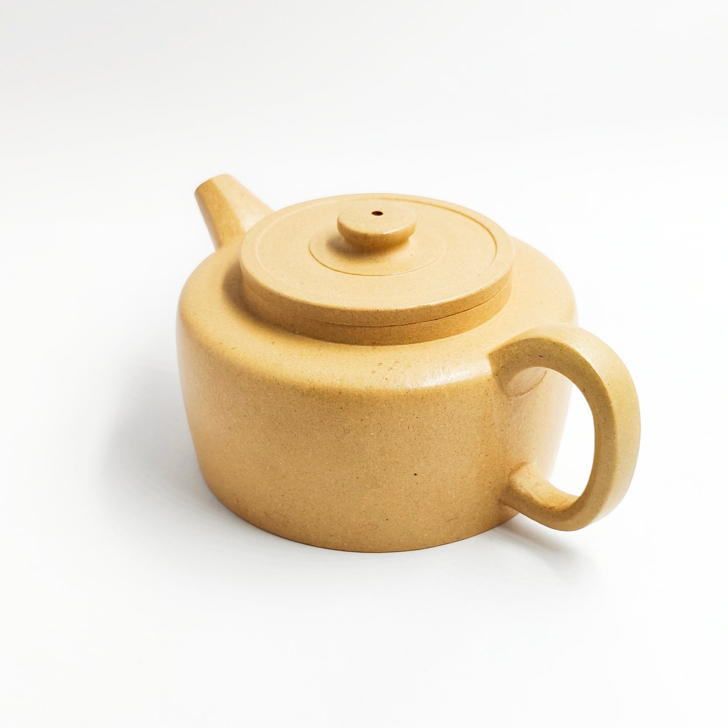 Zhou Wei Wang master handmade golden yellow clay Han Wa teapot