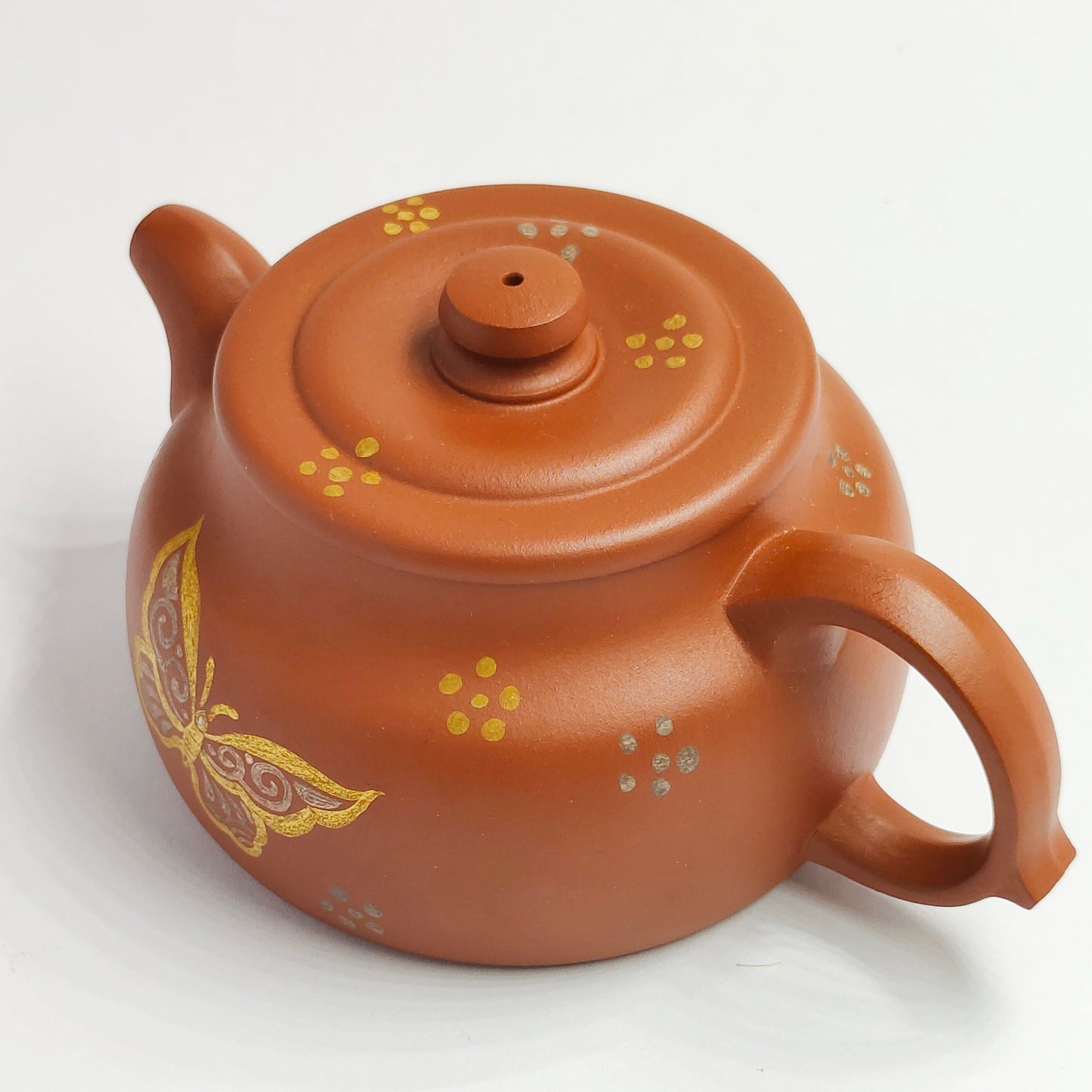 Golden Butterfly Embellished Fragrance Teapot