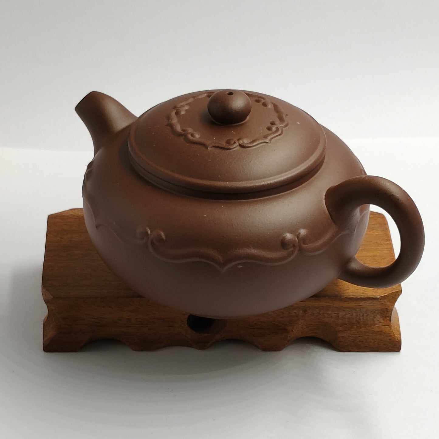 Master Yin Jiaji handmade Roshi mud Ru Yi teapot