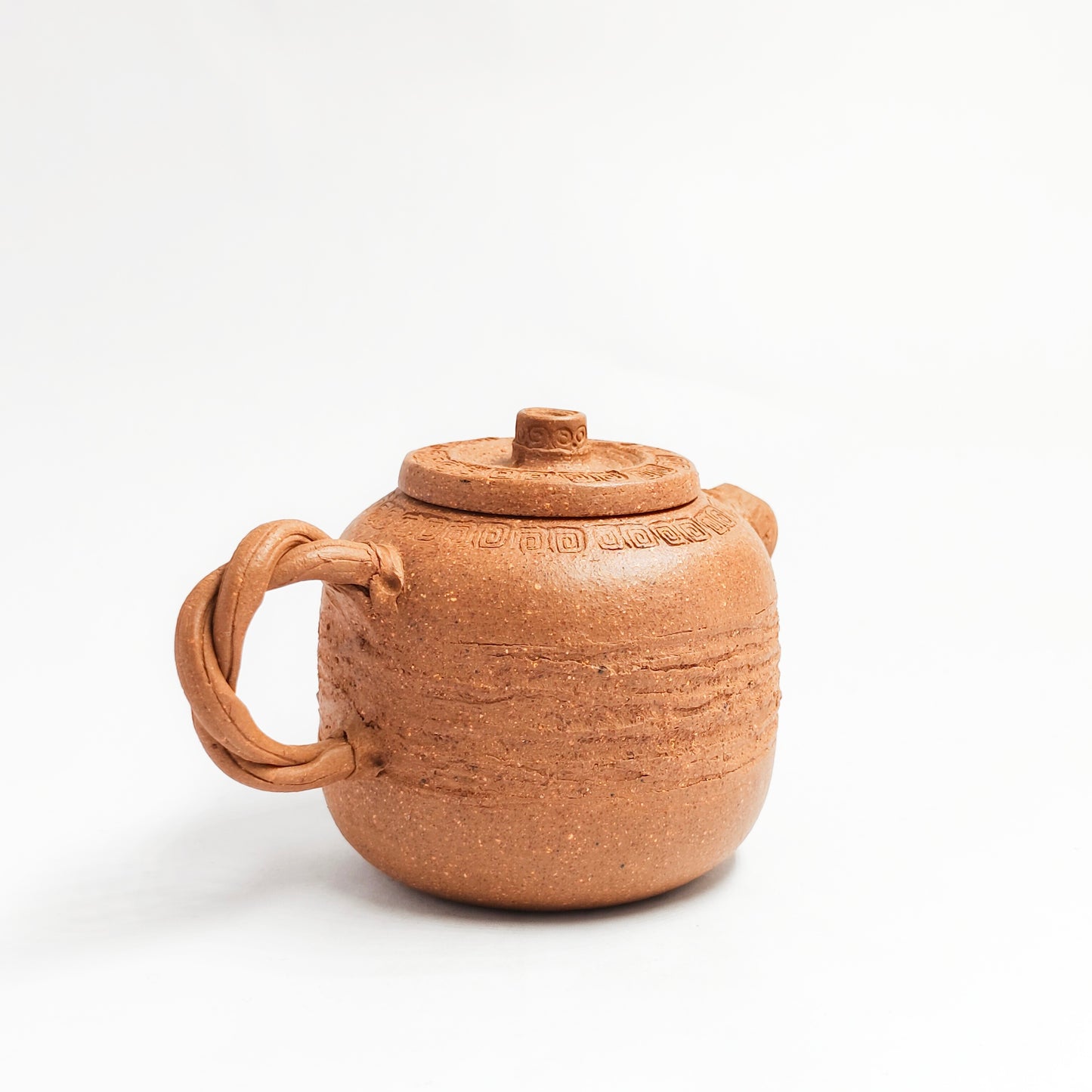 Duan Clay Key Pattern Braided Rhyme Teapot