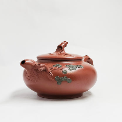 Zhuni Clay Pine-Bamboo Spring-Blending Teapot