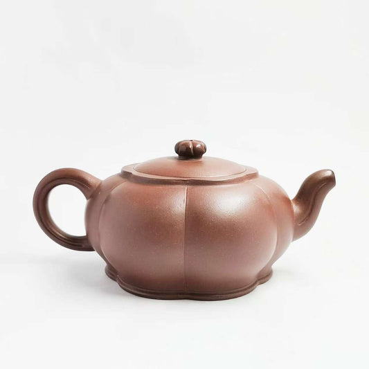 Hundred Petal Lotus Elegance Purple Clay Teapot