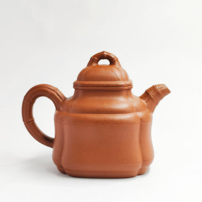 Zhuni Bamboo Joint Rhombus Square Teapot