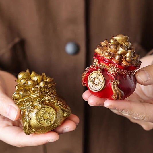 Fu bag color-changing tea pet makes a fortune