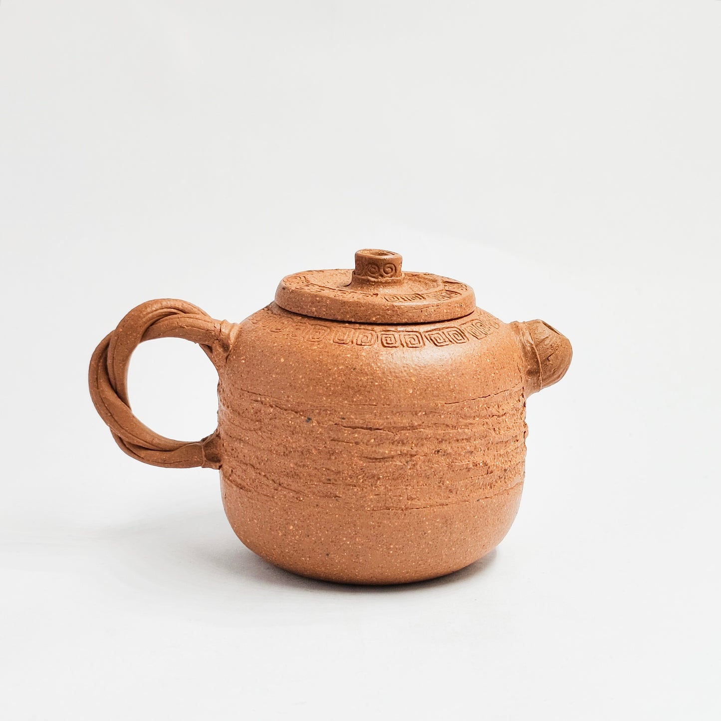Duan Clay Key Pattern Braided Rhyme Teapot
